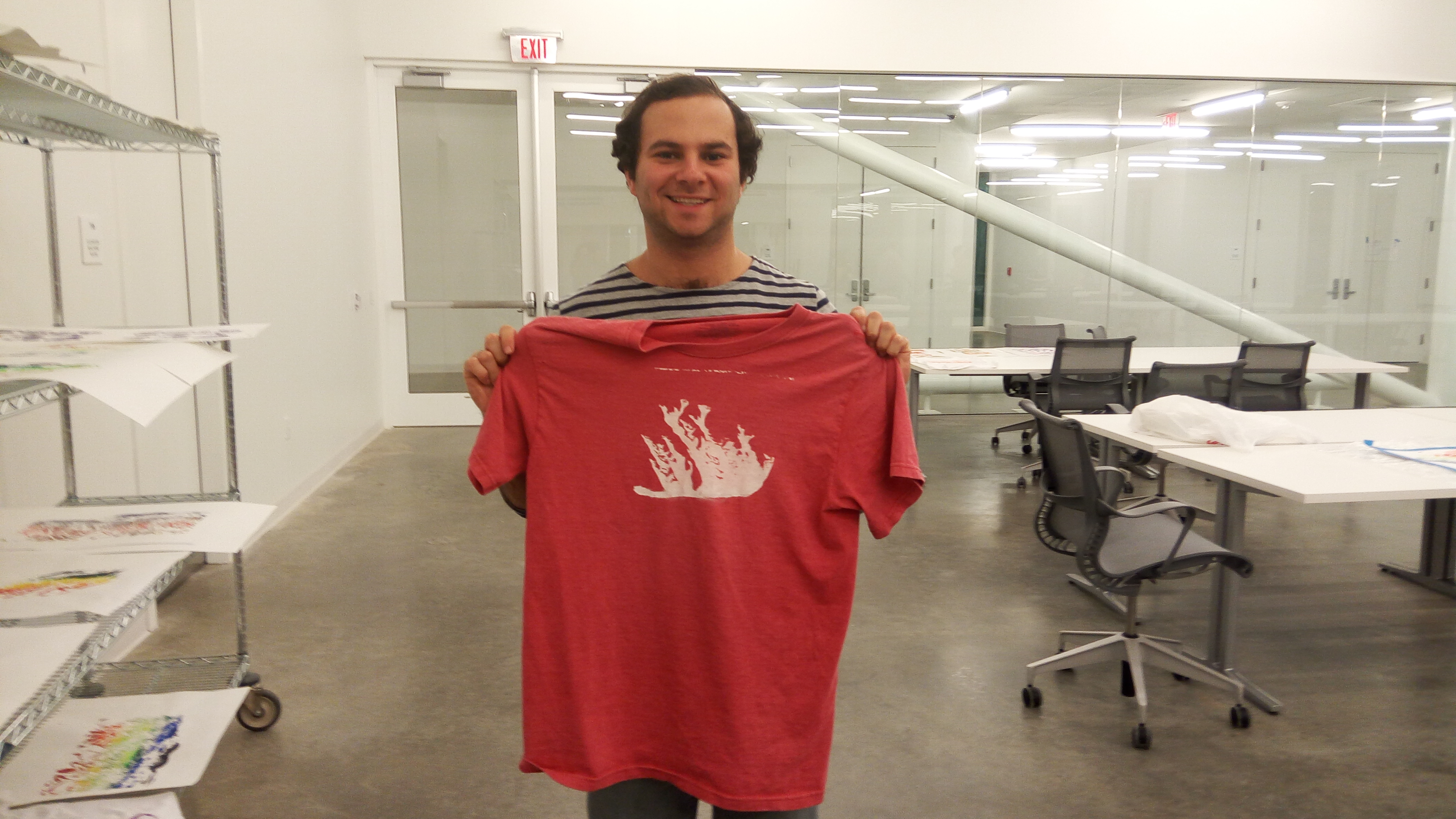 Jake Krauss & his new tee