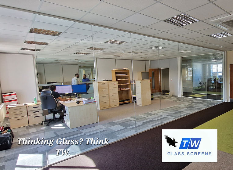 Office glass screen, supply and install , leeds and warrington area..jpg