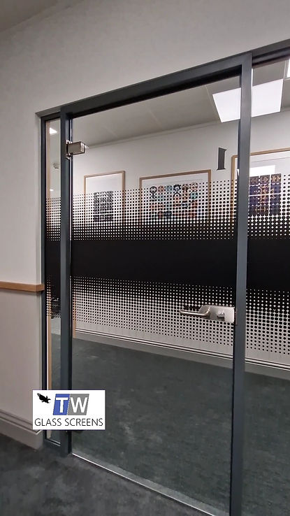 Frameless Glass Door at the office in Glasgow..jpg