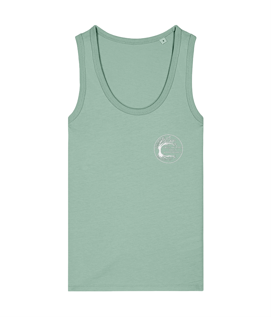 Logo Print Women's Vest - Aloe
