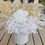 Thumbnail: Small white arrangement with trailing amaranthus 