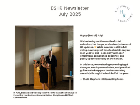 BSHR Newsletter July 2025
