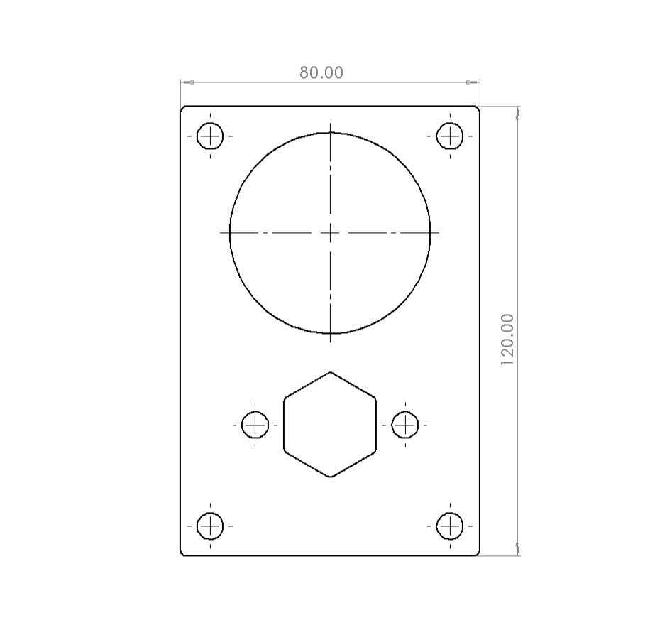 Thumbnail: JBA Gauge/Air Outlet Mounting Plate