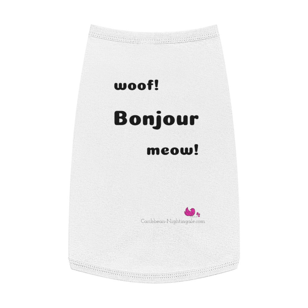 Pet Tank Top - BONJOUR