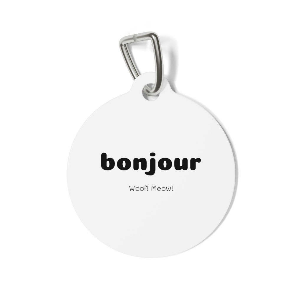 Pet Tag - BONJOUR