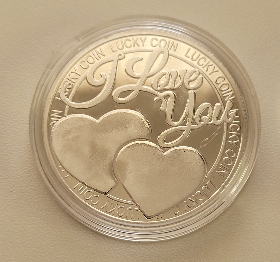 i love you coin silver