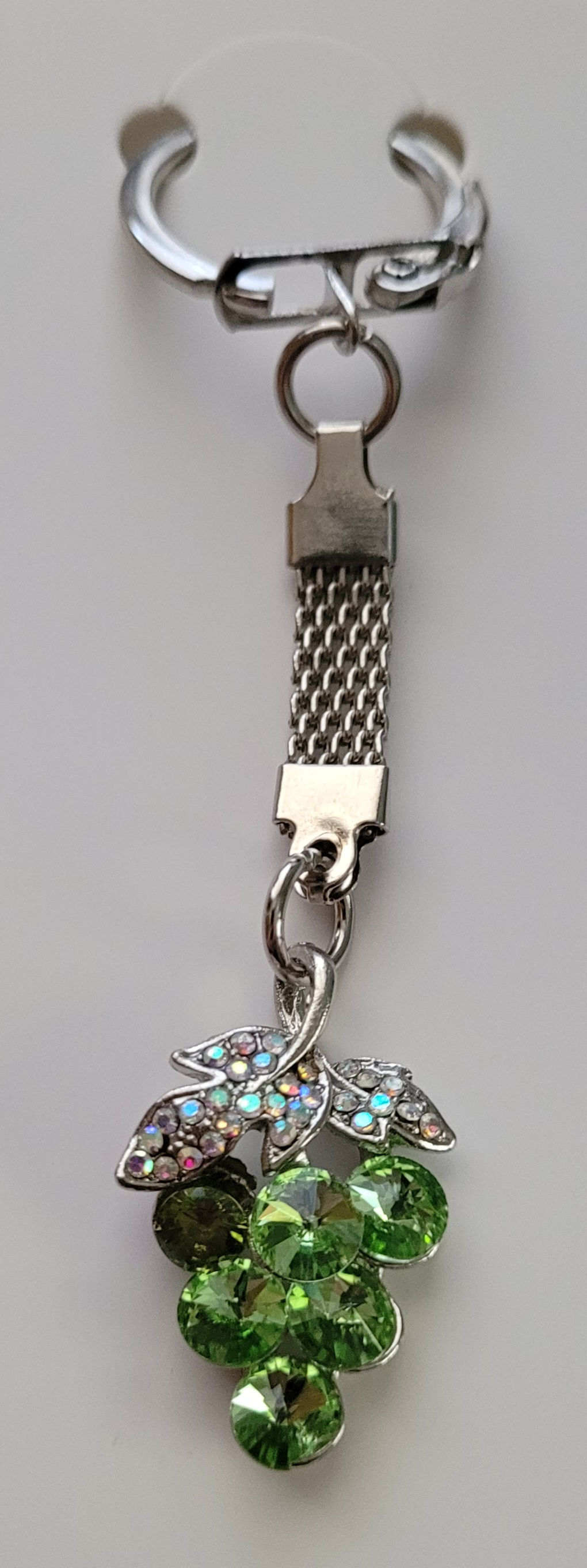 Green grape keyring