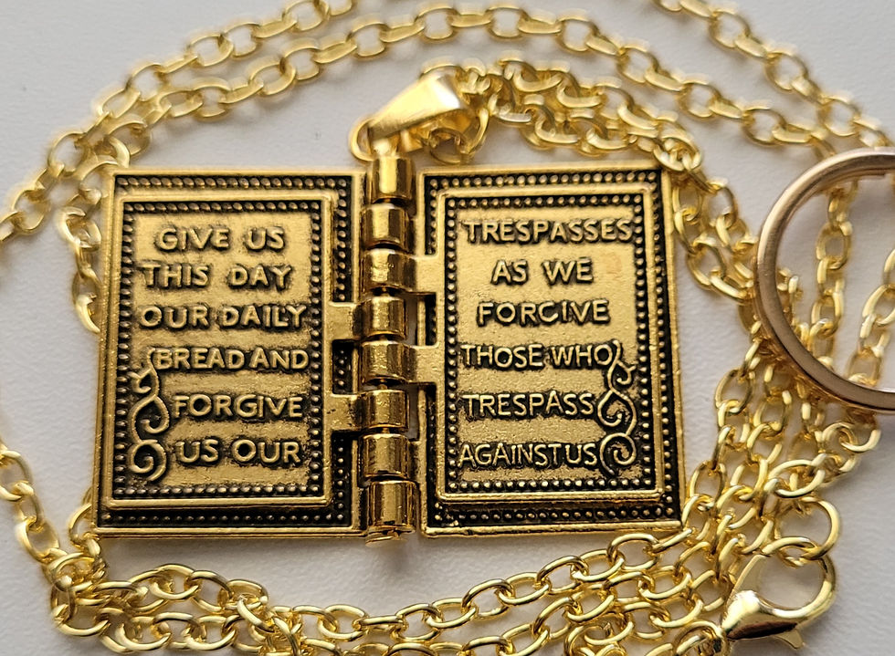 Thumbnail: NECKLACE & KEYRING - THE LORDS PRAYER
