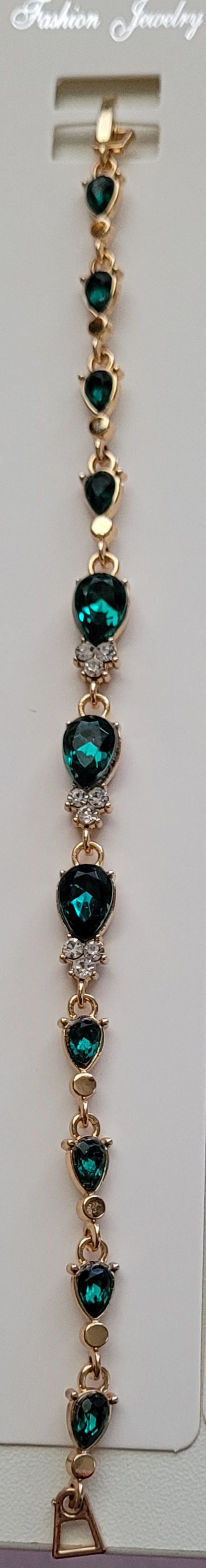 Thumbnail: BRACELET - TEARDROP / DIAMANTE