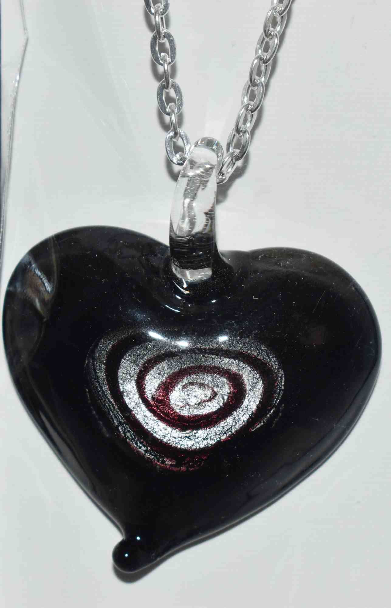 Necklace - Lampwork Hearts