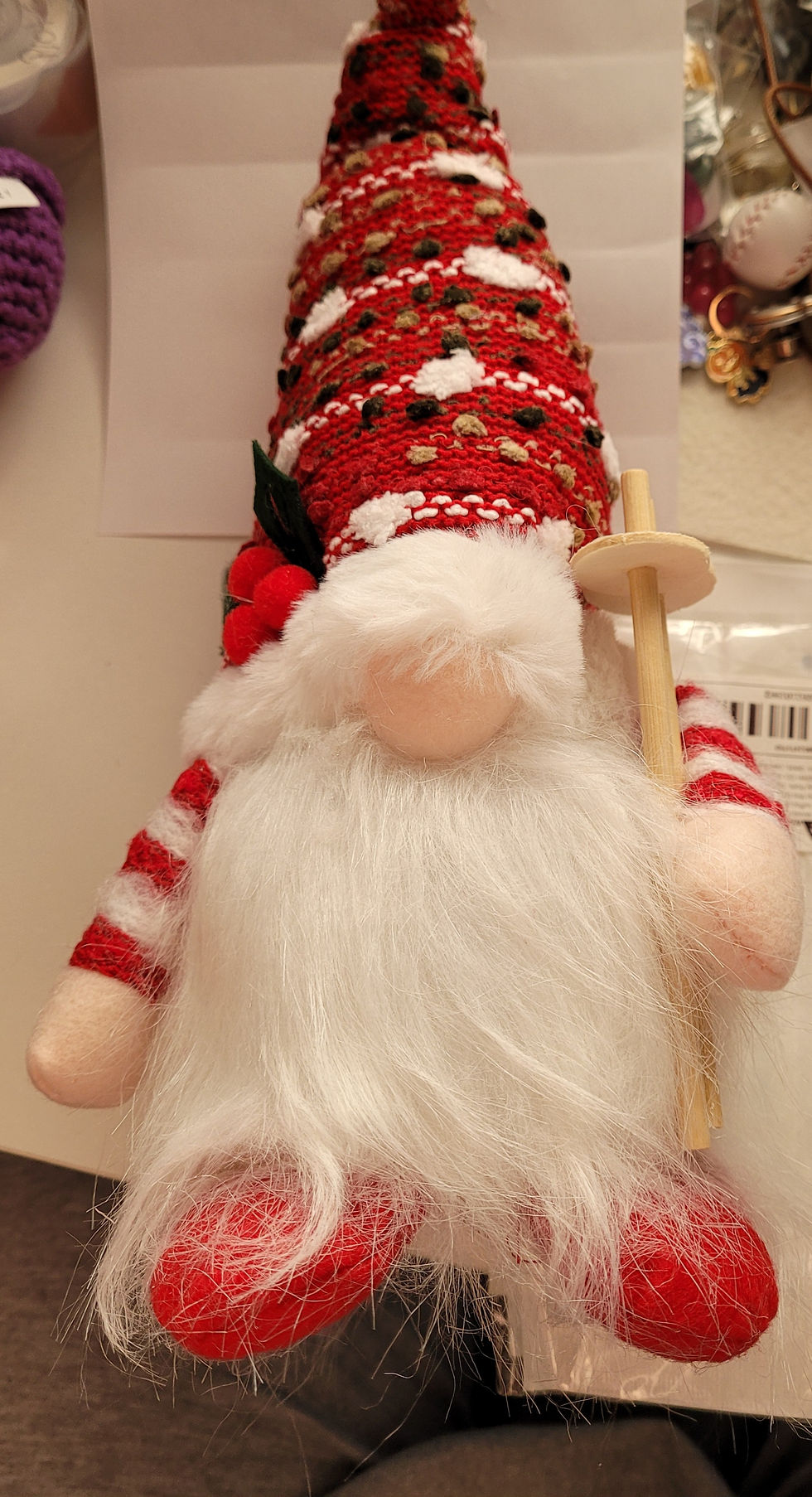 Christmas doll elf red