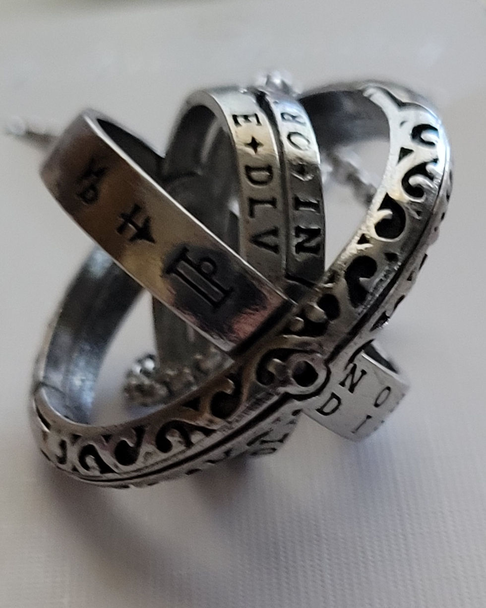 Thumbnail: NECKLACE - ROTATING RING