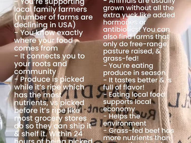Why Eat Local?