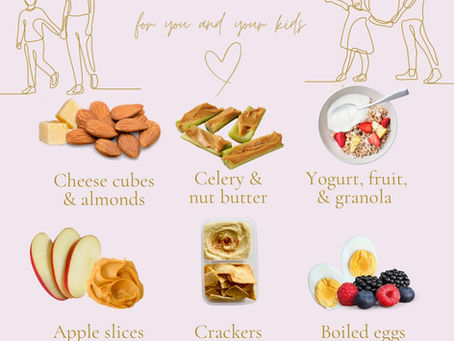 Balanced Snack Ideas for you and your kids