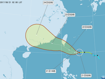 天鴿颱風朝南台灣襲來 預計下午2時30分發布陸警