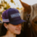 Thumbnail: "Purple Gingham" Trucker Cap