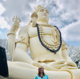 Got a Hindu dose at the Shiva Temple in Bangalore