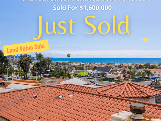 SOLD in Hermosa Beach for a cool $1.6 million!