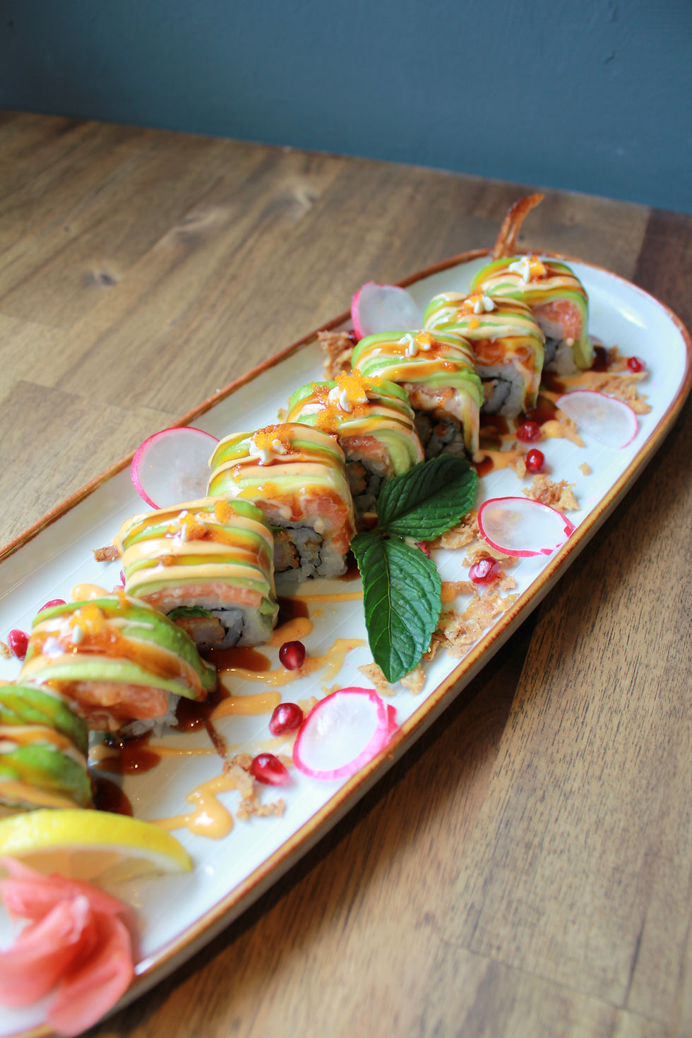 Arranged Food and Objects