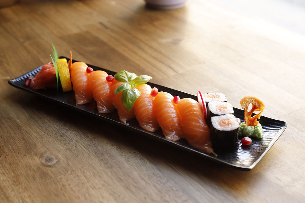 Arranged Food and Objects