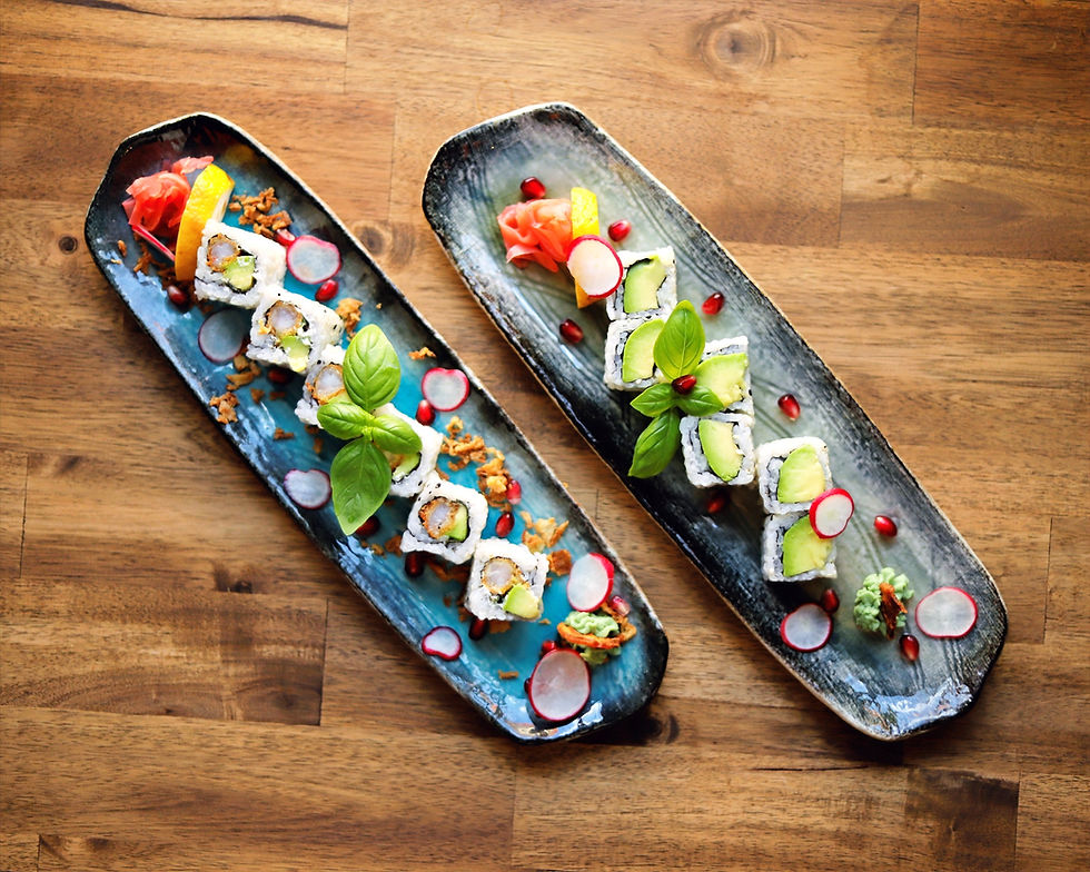 Arranged Food and Objects