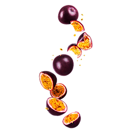 Passion Fruit geschnitten
