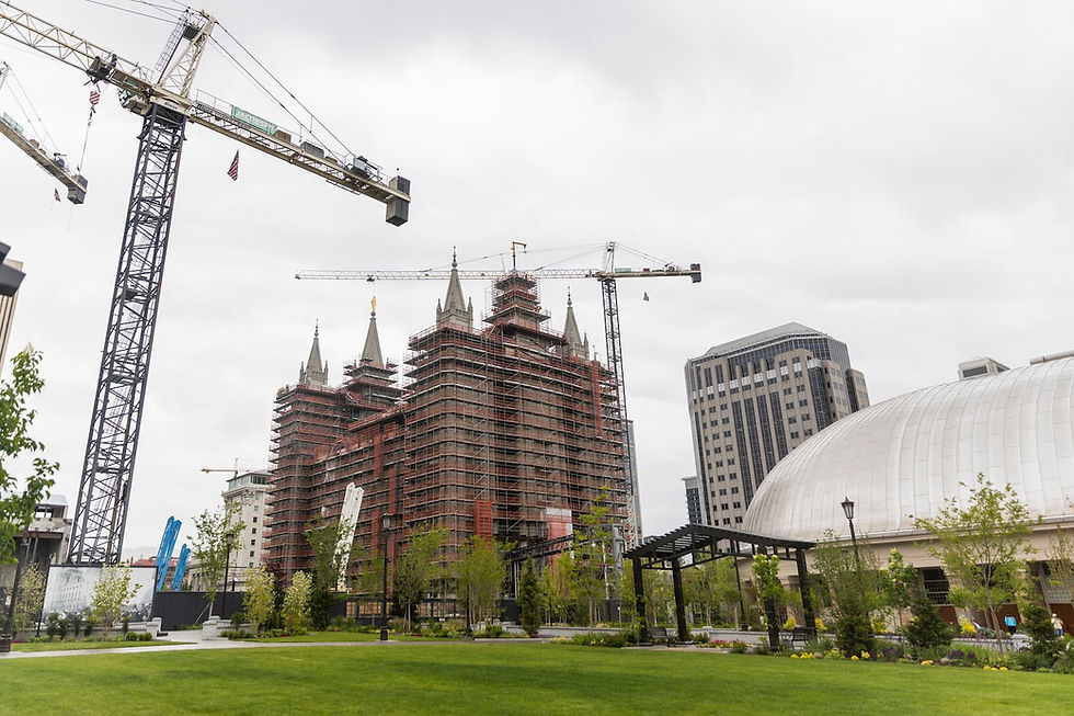 Templo de Salt Lake City em Reforma- UTAh-EUA
