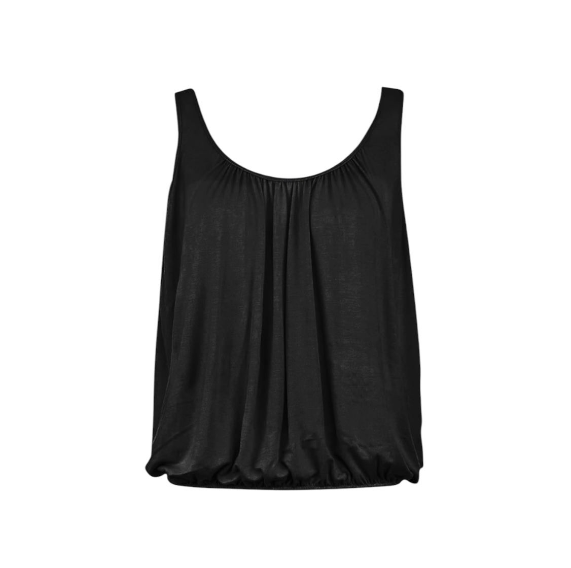Black Bubble Hem 