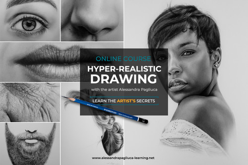 HYPER-REALISTIC DRAWING Online course | E-learning | English