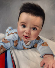 Ritratto su commissione ad olio