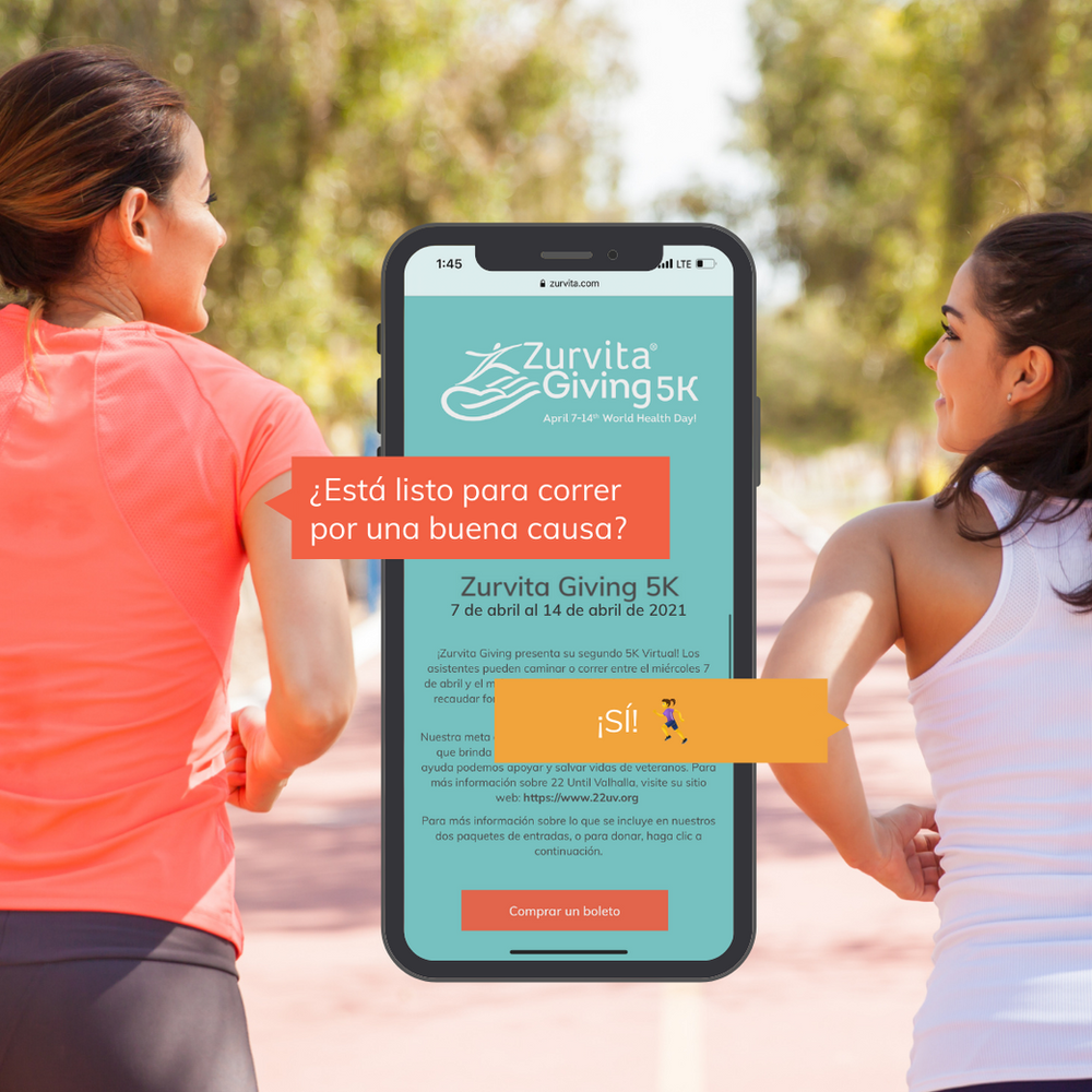 Zurvita Giving 5k Abril de 2021
