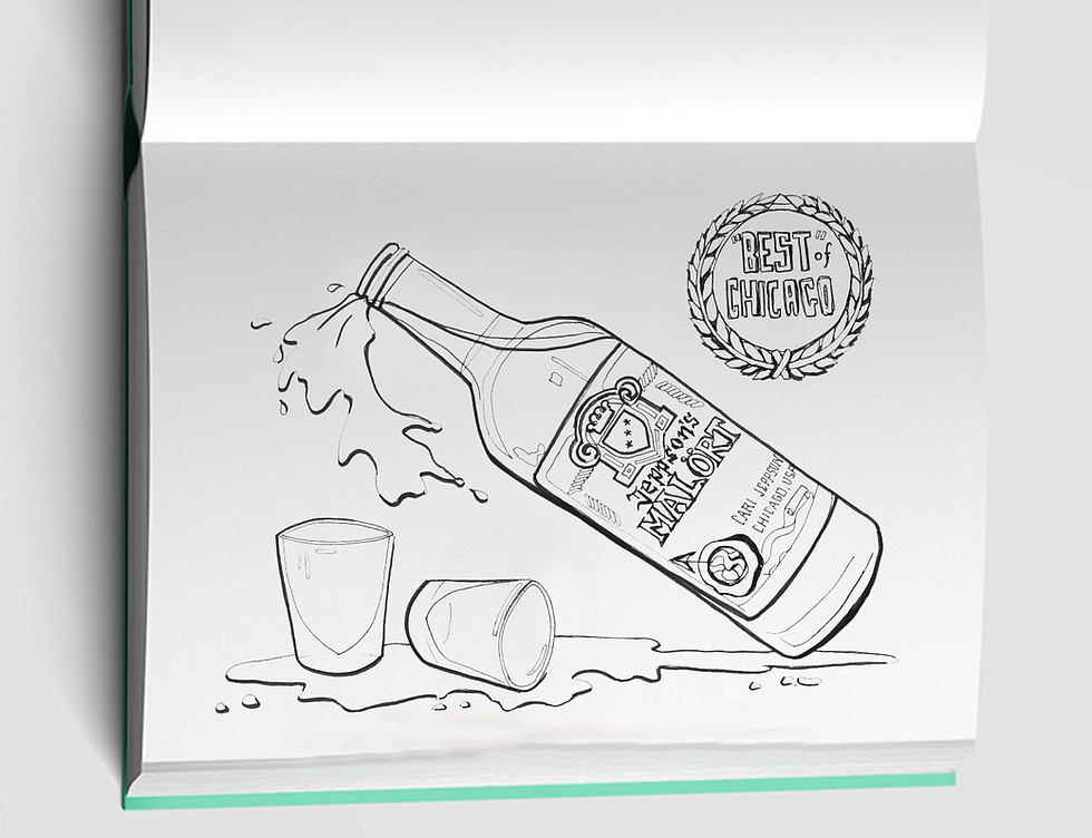 Thumbnail: "Chicago Style" Adult Coloring Book