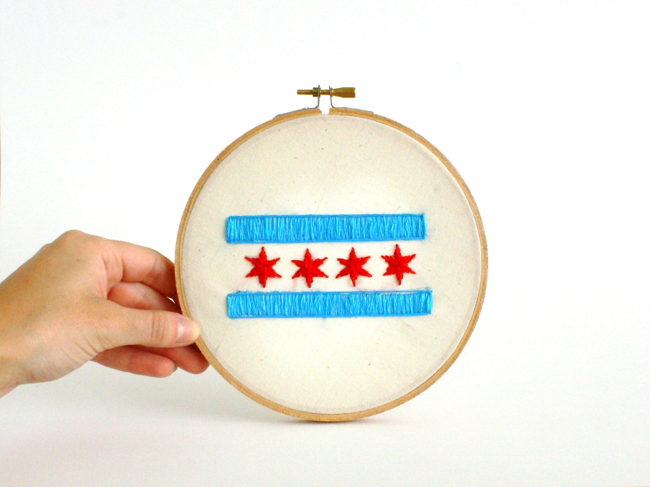 Chicago Flag Embroidery