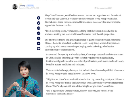 South China Morning Post SCMP/Capsules, beers–that old drink, tea, seen as ‘a gateway to Chinese culture’, evolves