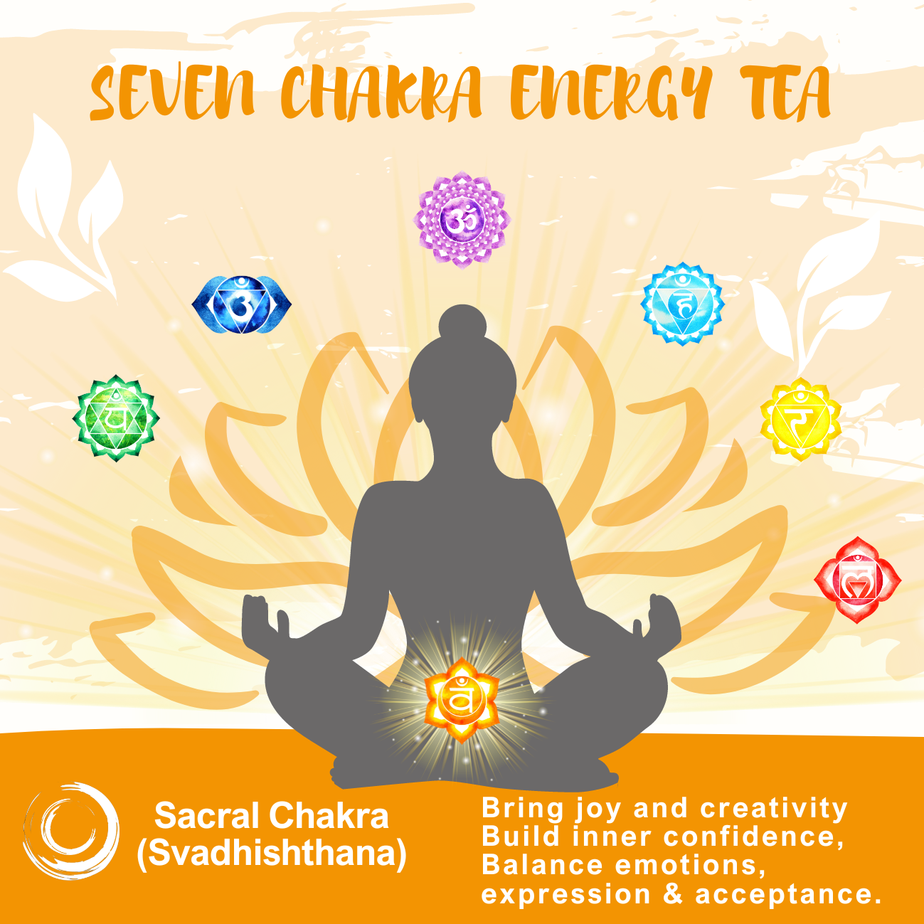 (A2-006) Premium Seven Chakra Energy Tea (Sacral Chakra)/ 特級七脈輪能量茶 (臍輪)