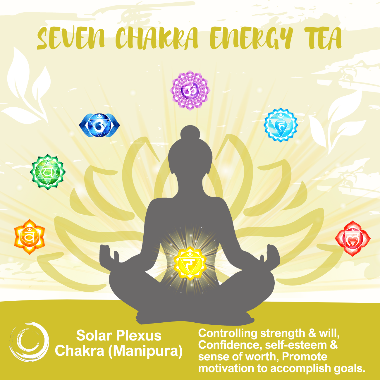 (A2-005) Premium Seven Chakra Energy Tea (Solar Plexus Chakra)/ 特級七脈輪能量茶 (太陽輪)