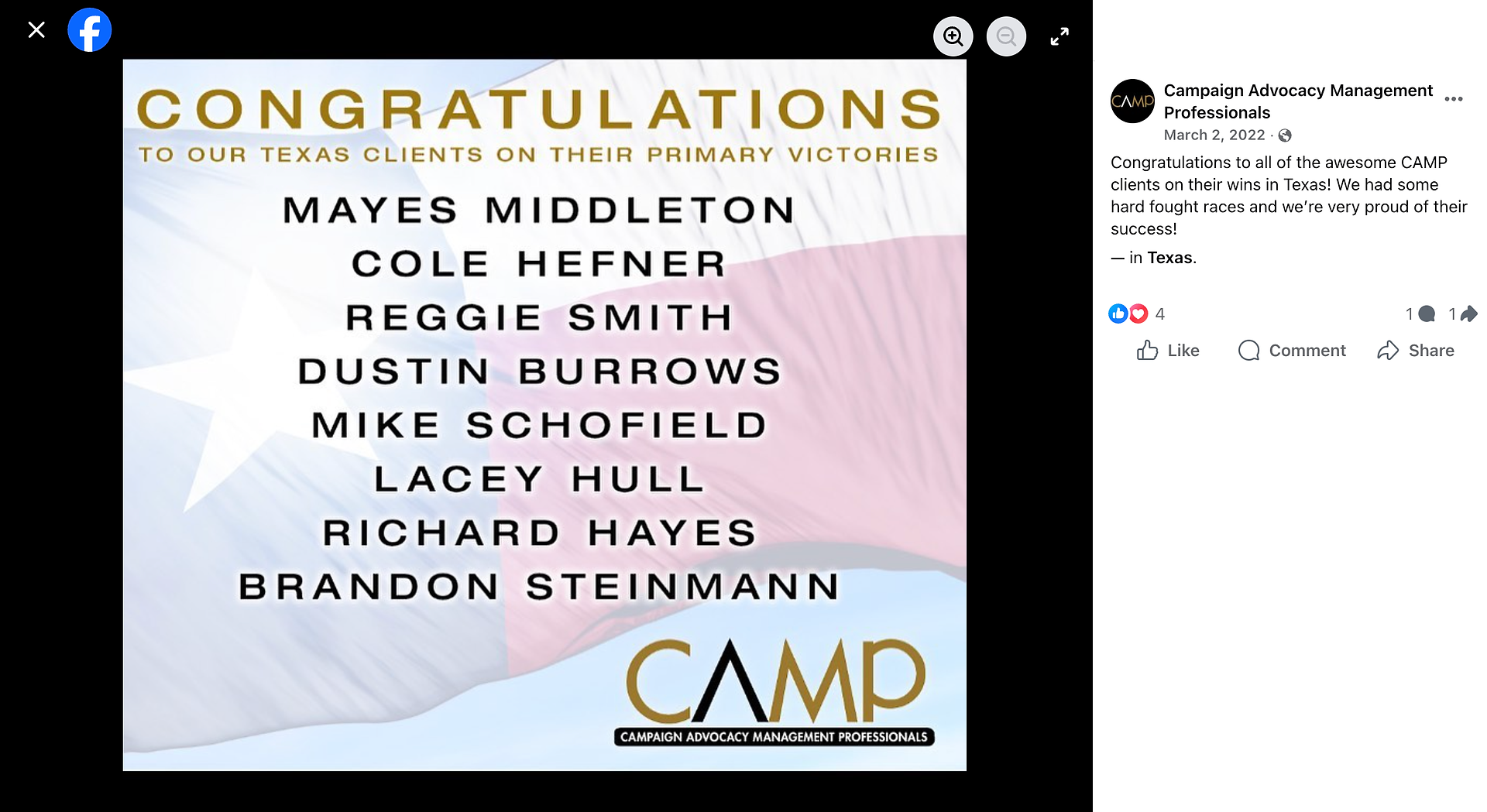 CAMP Hefner client acknowledgment