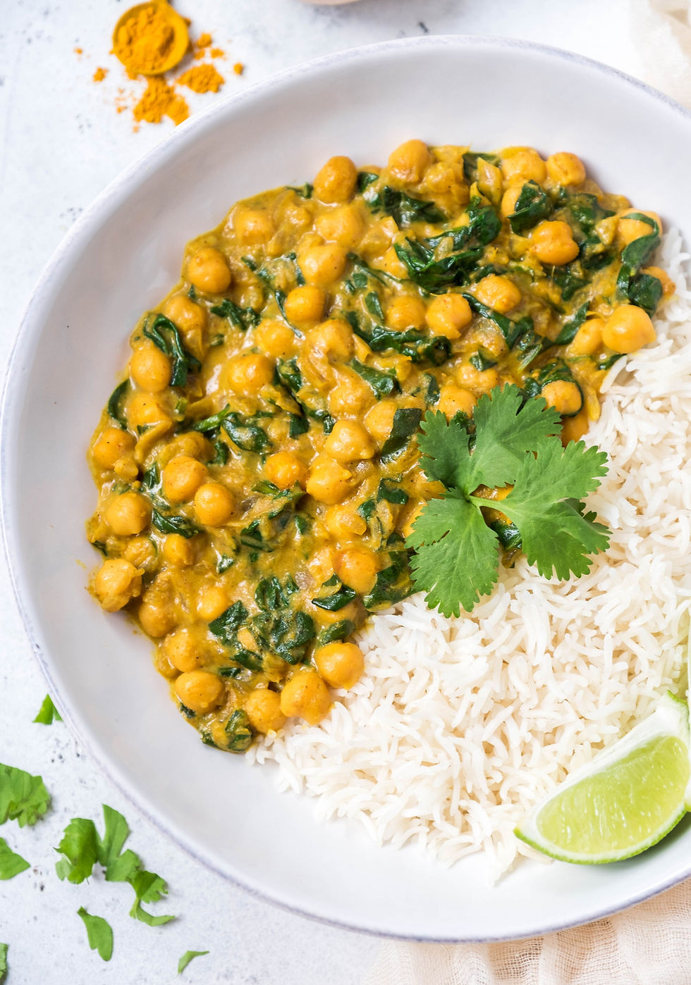 VEGAN COCONUT CURRY WITH CHICKPEAS AND SPINACH MEAL KIT BY FOODJOY