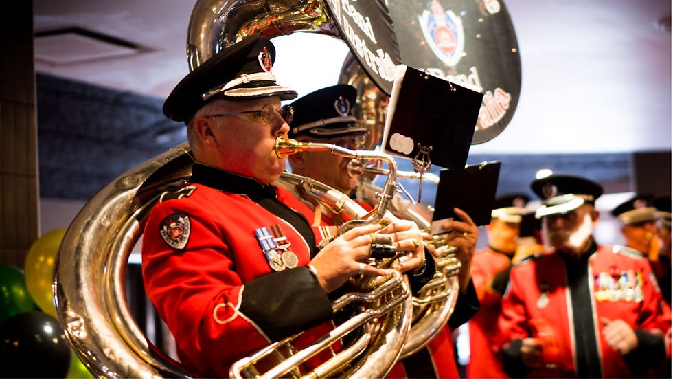 The Fire and Rescue NSW Band playing at the Wyong State Championship, 27-29 October 2016 [Photo courtesy of John Hand]