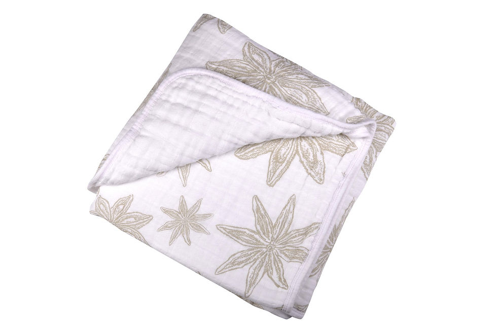 縮圖：Boho Fields Cotton Muslin Newcastle Blanket