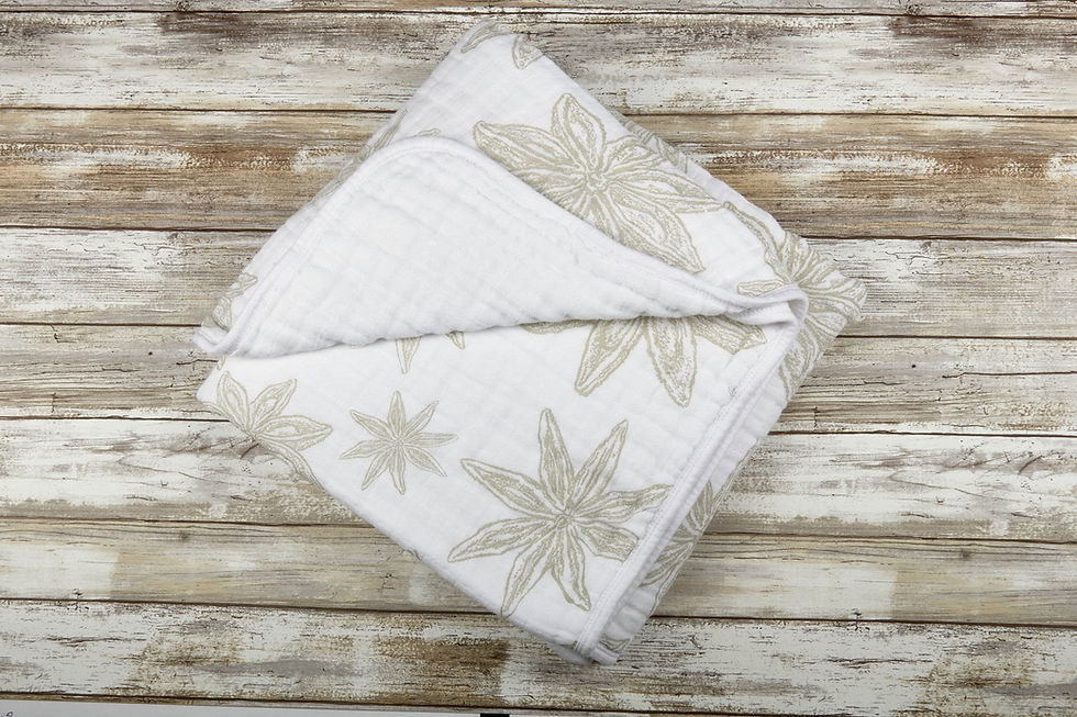 縮圖：Boho Fields Cotton Muslin Newcastle Blanket