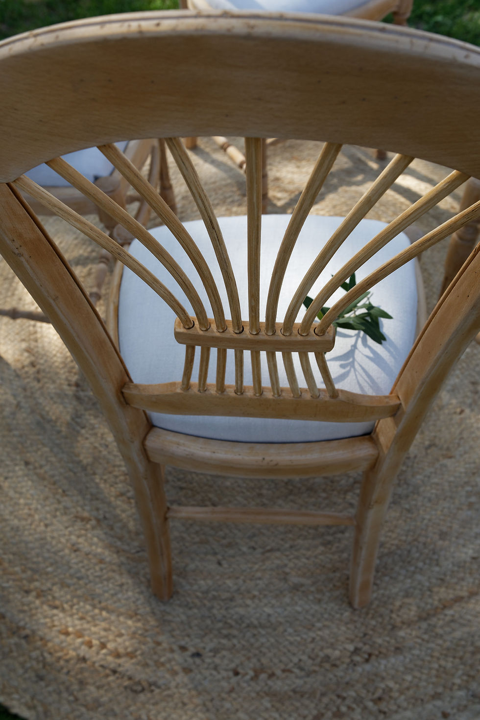 Miniature : 6 chaises  "Gerbe de Provence"