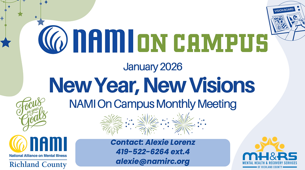 NAMI On Campus: New Year, New Visions