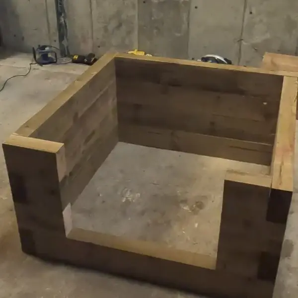 Thumbnail: Railway Sleeper Pond Kit - 1m x 1.5m (10cm thick walls)