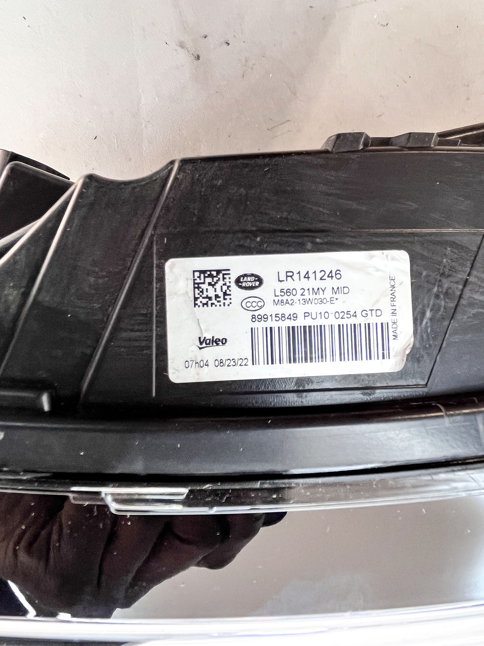 Thumbnail: Range Rover Velar L560 Right Passenger Side MID Headlight 17-24 M8A213w030E