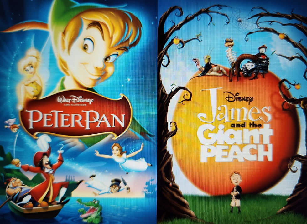 Double Feature: James and the Giant Peach & Peter Pan: Tickets available for purchase via cash at the door.