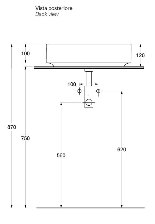Thumbnail: Valdama Drop Countertop Basin DRL0101A