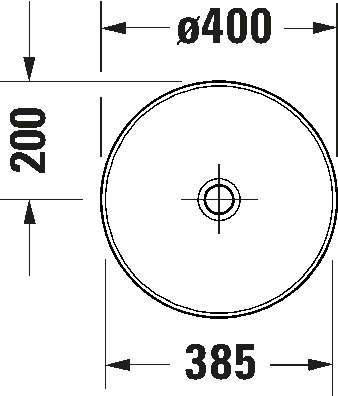 Thumbnail: Duravit Sivida Countertop Washbasin 266000