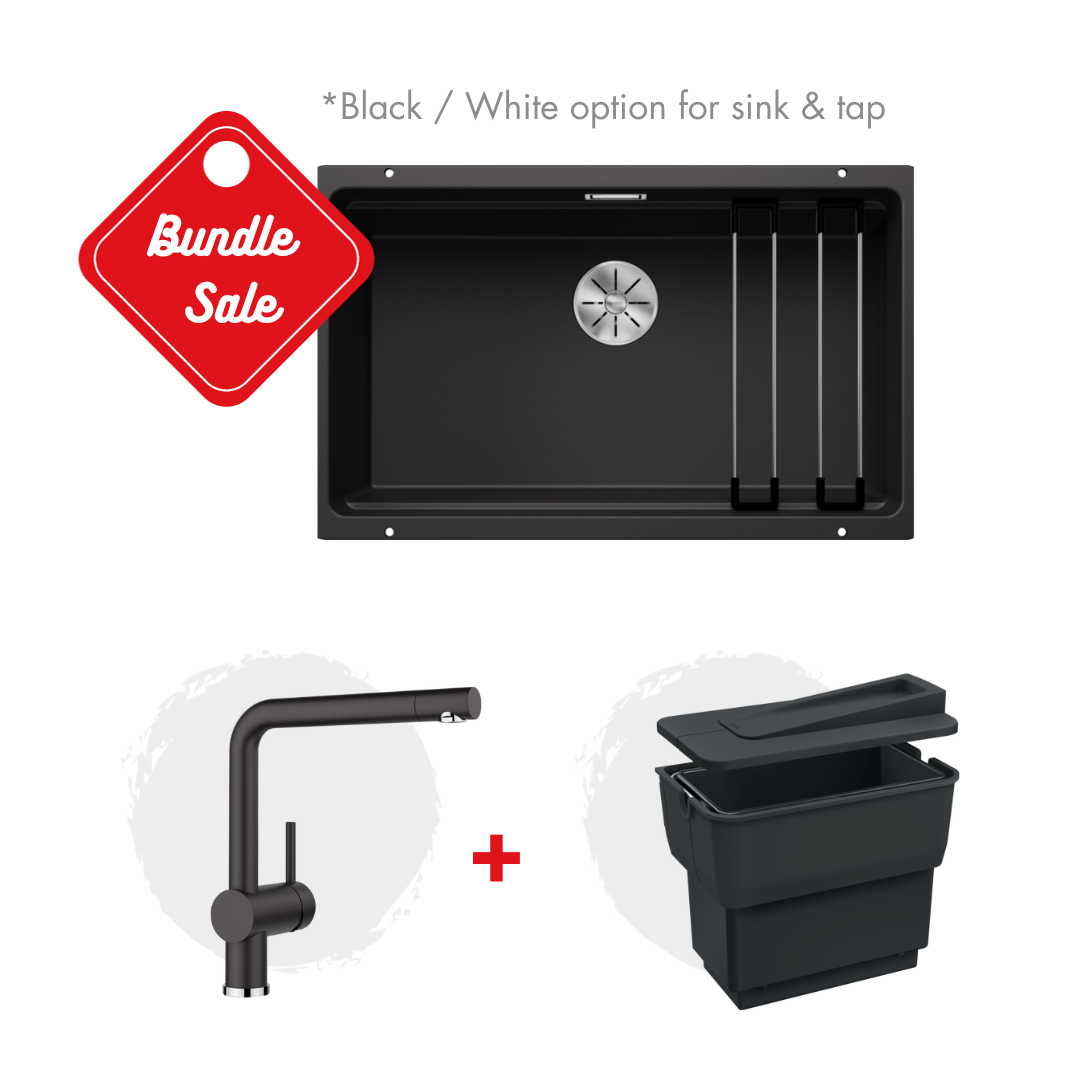 Special Bundle - Blanco ETAGON 700-U Sink 730x460 mm