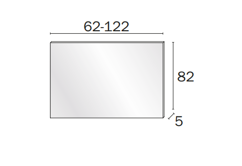 Thumbnail: INDA Tenno Wall-mounted Framed Bathroom Mirror Rectangle